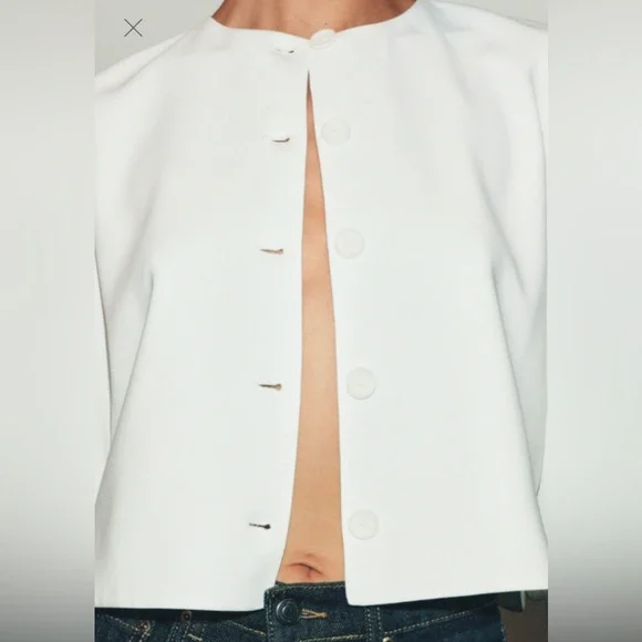 Zara Collection Buttoned Jacket | NWT - Picture 3 of 9